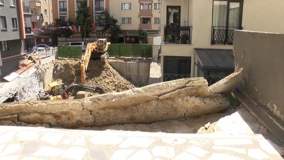 Kağıthane'de korku dolu anlar. Mutfağı artık balkon oldu