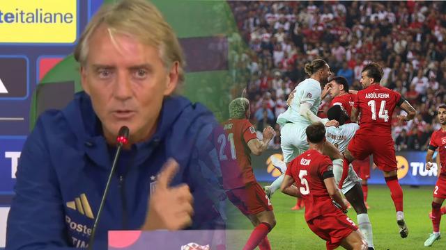 Türkiye Maçı Öncesi Mancini'yi Kızdıran Soru! Ortam Bir Anda Gerildi