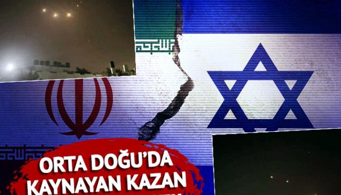 Ortadoğu'da kazan kaynadı!  İran füzeleri İsrail'in Demir Kubbesi'ne böyle sıkıştı… O anlar kameralara yansıdı