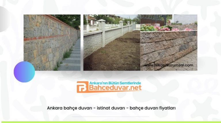 Desenli Bahçe Duvarı – Ankara’da Estetik ve Fonksiyonellik