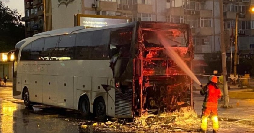 Beşiktaş'ta yolcu otobüsünde yangın çıktı! – Türkiye'den son dakika haberleri