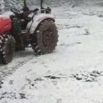 Çorum’da mayıs ayında kar yağdı
