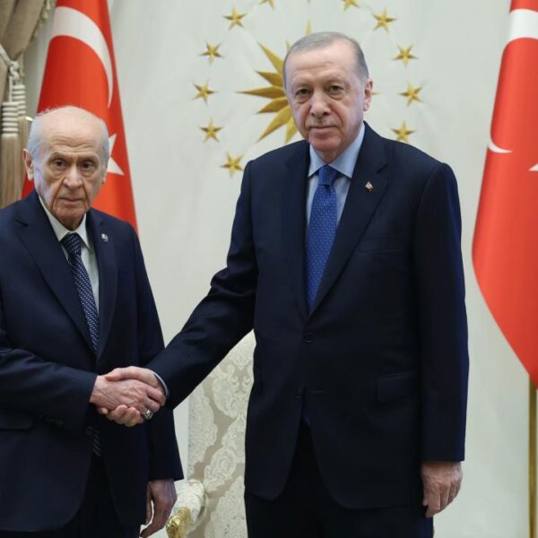 Cumhurbaşkanı Erdoğan, MHP lideri Bahçeli'yi kabul etti